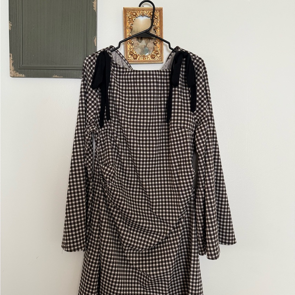 Cider Mini Dress in Black and White